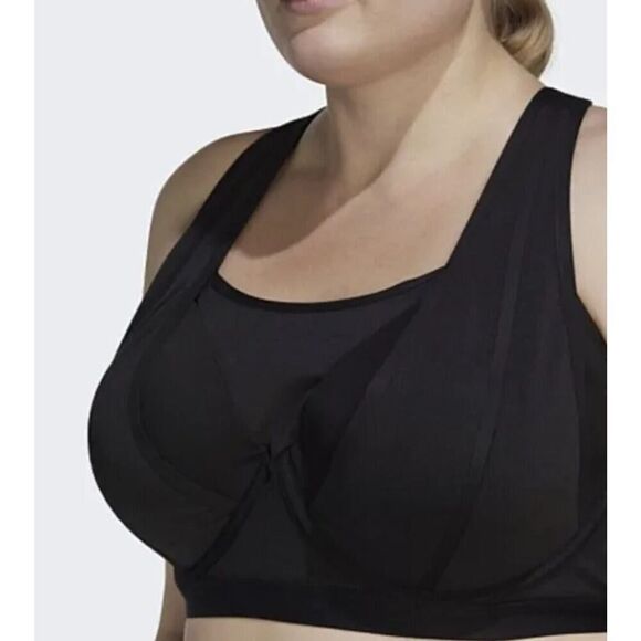 Adidas X 11 Honore Training Sports Bra Underwire Rare HI5647 Black NWT US 46C - Picture 8 of 8